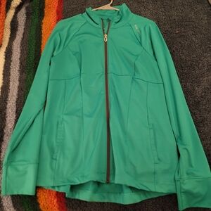 Under Armour Teal Zip Up